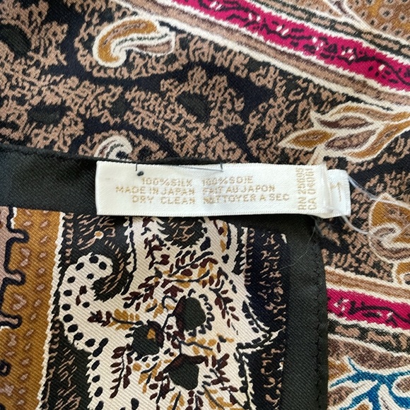 Perry Wllis Paisley Silk Scarf - Picture 2 of 2
